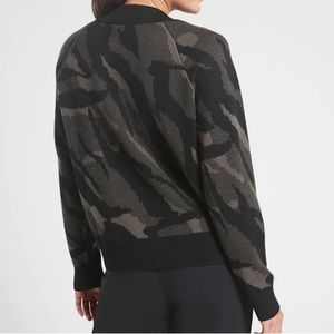 ATHLETA- Textured Jacquard Sweater